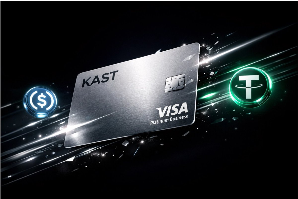 leoquintinow's tweet photo. 💳 Say goodbye to banking bureaucracy! With the @KASTxyz  Card, use stablecoins for daily spending at 150M+ locations. Earn 4.5% APY with KAST Earn Vaults. Borderless financial freedom! #KASTCard #CryptoBanking #Stablecoins https://t.co/1IPFrDQ9QT