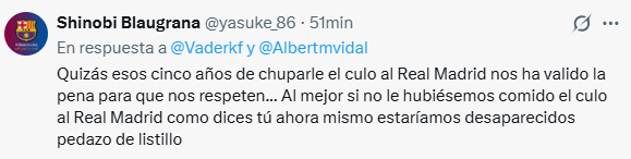 Vaderkf_2's tweet photo. @yasuke_86 
Yo soy listillo, y tu un niñato gilipollas que no se entera de nada. O sea todo que he dicho antes a ti te parece bien?? Con 500.000€ mas el basquet no llevaria 3 años dando pena, pero a Laporta gasta 4 mill en camisetas de marca propia que ahora no sirven para nada. https://t.co/CXJCsEmhhe