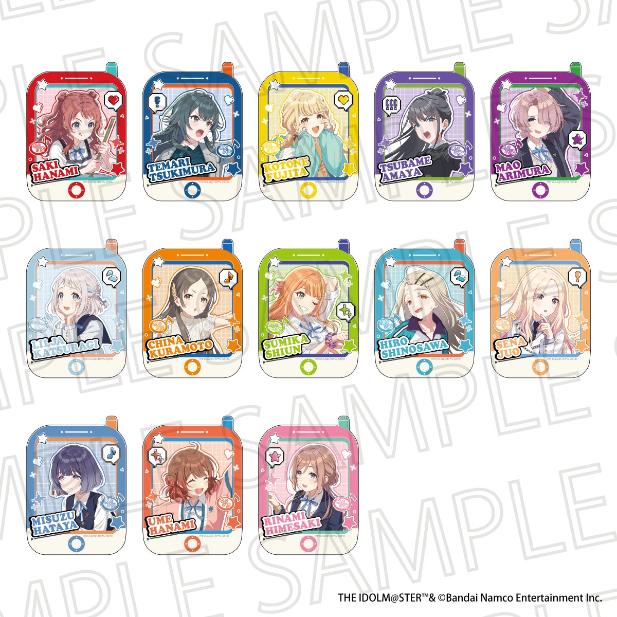 コレイズで予約開始！ 学園アイドルマスター_ダイカットアクリルカード