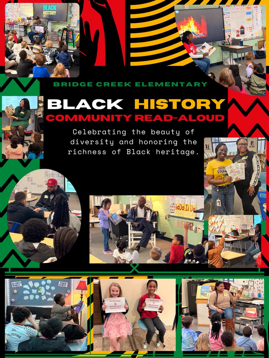 MEDatBCE's tweet photo. Thank you to our amazing community guests for joining us for our Black History Month Community Read Aloud! 📚 Your time, stories, and love of reading made a lasting impact on our students. We appreciate you helping us celebrate learning and history together! 💛 @RichlandTwo https://t.co/1sypFiMwqB