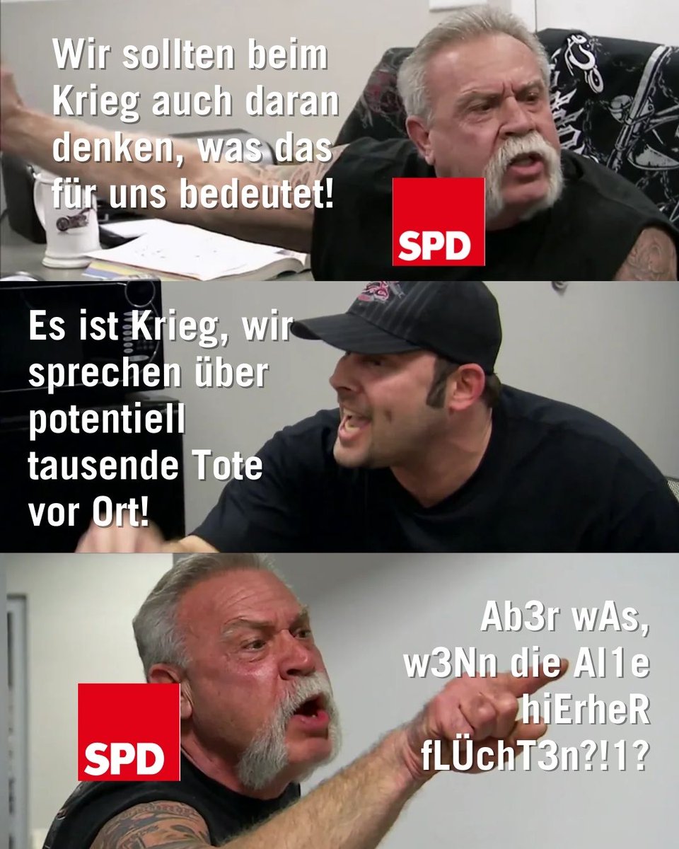 Seit Samstag ist die Welt im Ausnahmezustand. Im Iran und der gesamten Region fallen Bomben und Raketen. Schon jetzt sind mehr als hundert Zivilisten allein im Iran getötet worden.

Und die SPD will jetzt Angst vor einer neuen Fluchtbewegung nach Deutschland schüren.