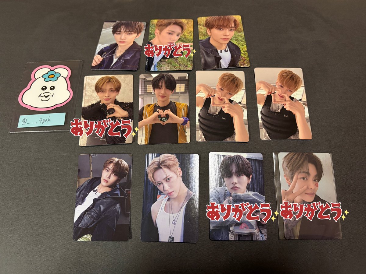 ___4gok's tweet photo. ALPHA DRIVE ONE ALD1 EUPHORIA MD トレカ 交換

【譲】画像1.2枚目 アンシン アルノ シンロン シンロン ジュンソ リオ サンヒョン
【求】ゴヌ 画像3.4枚目（💖）優先

○郵送または福岡市内手渡し
○異種も検討

お気軽にお声掛けください。
#ALD1譲 #ALD1求 #ALD1交換 https://t.co/XYpRrhiMkw