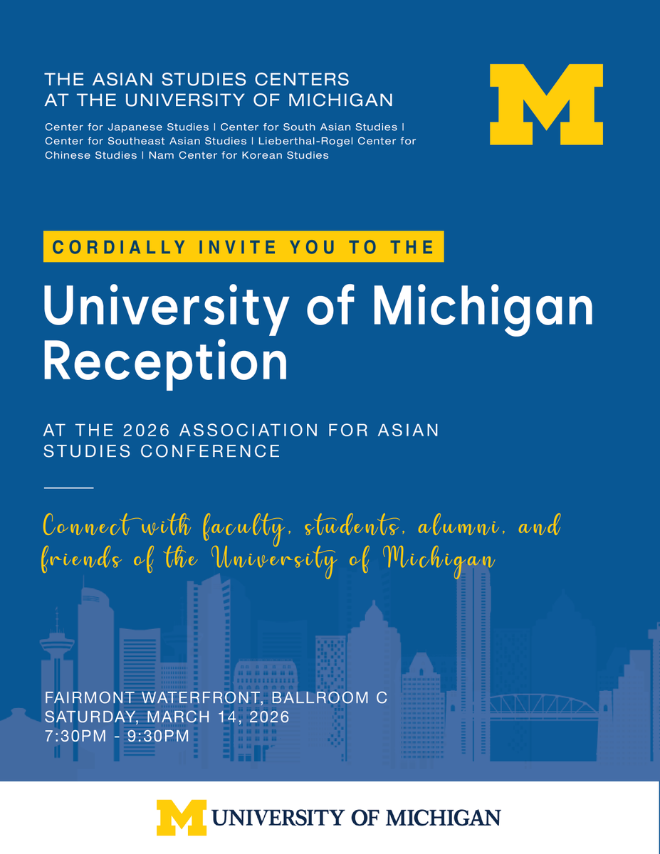 Lieberthal-Rogel Center for Chinese Studies tweet media