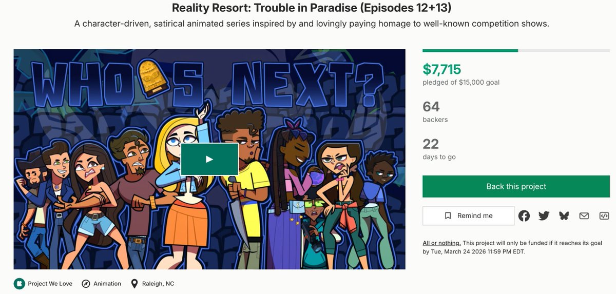 The Reality Project tweet media