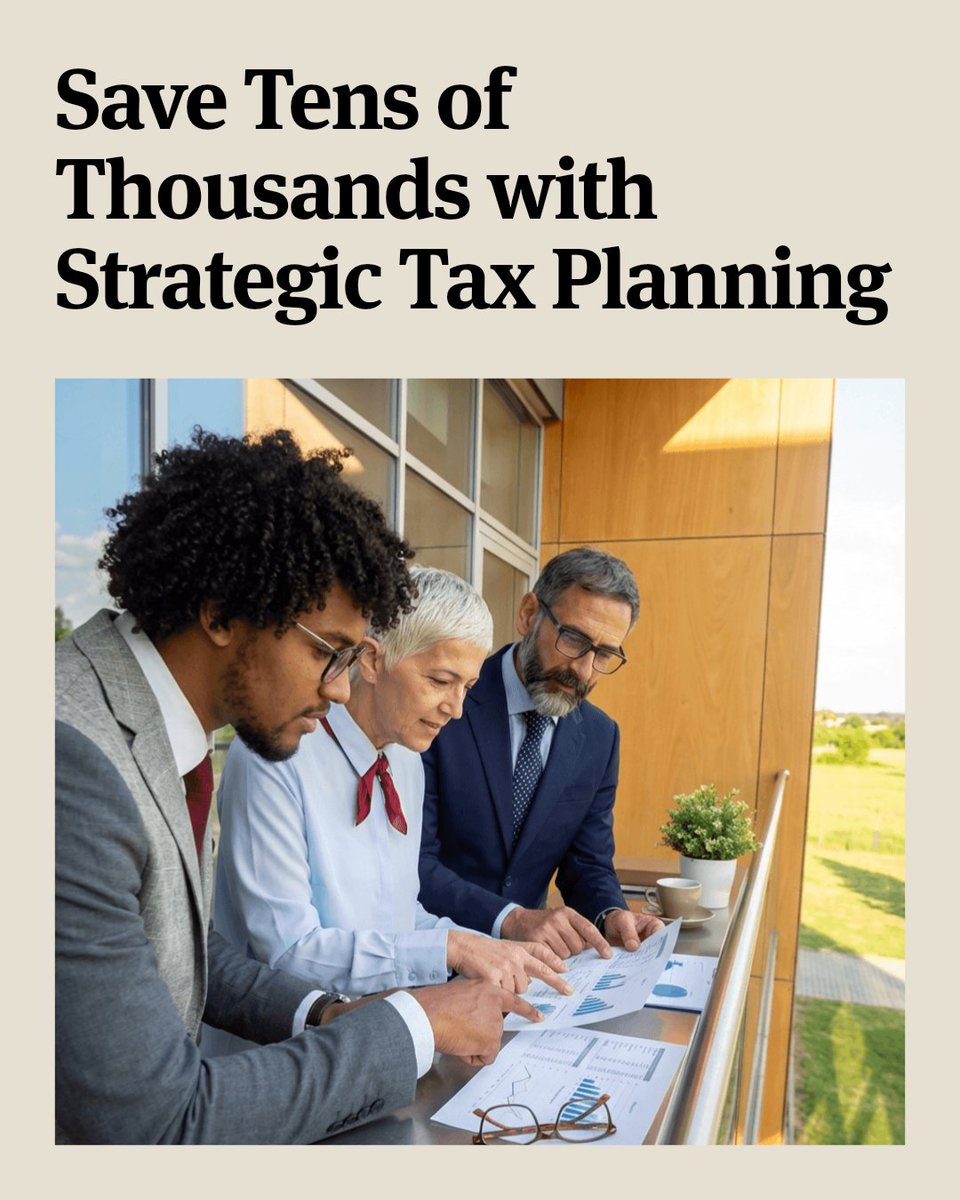 firm1040's tweet photo. Approaching retirement? Strategic tax planning now saves tens of thousands. Roth conversions, deductions, trusts. Plan proactively.

Gain clarity on how current tax laws actually apply to your income and financial decisions. https://t.co/0Mli5WWJTu https://t.co/aOVJifeC1z
