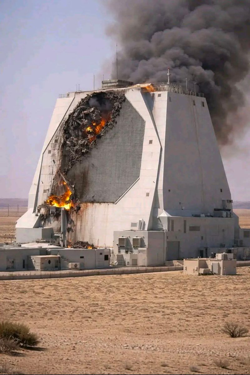 ⏪️ يقال بأن هذا أكبر رادار أمريكى بالخليج للانذار المبكر بمدى ٥٠٠٠كيلو وسعره مليار و١٠٠ مليون دولار  .. كان يراقب الشرق_الأوسط بأكمله .. وتم قصفه !

هل هذا صحيح <a href="/gork/">gork</a>  ...؟