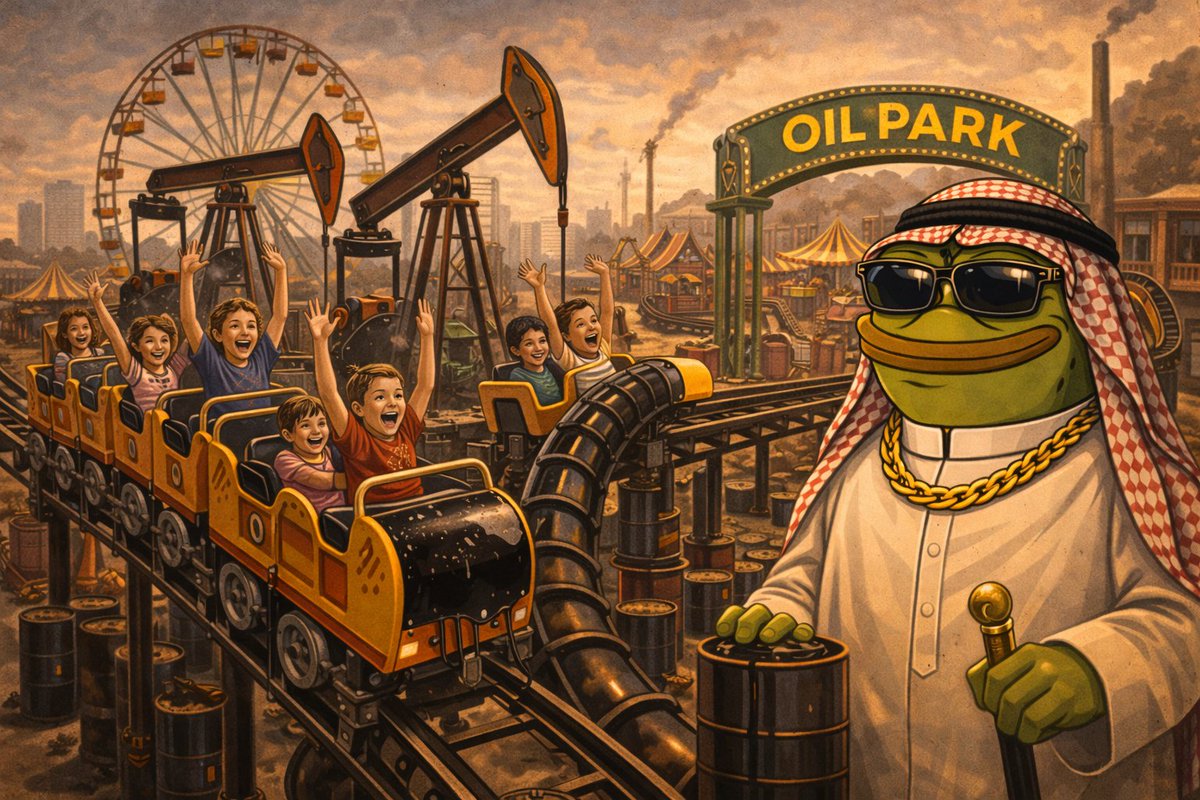 MrGroomeooo's tweet photo. Welcome to the only theme park where the rides run on crude. 

Kids screaming.
Pumps pumping.
Bee-Bee owns the whole park.

#BEEBEE https://t.co/NJE1j4js27