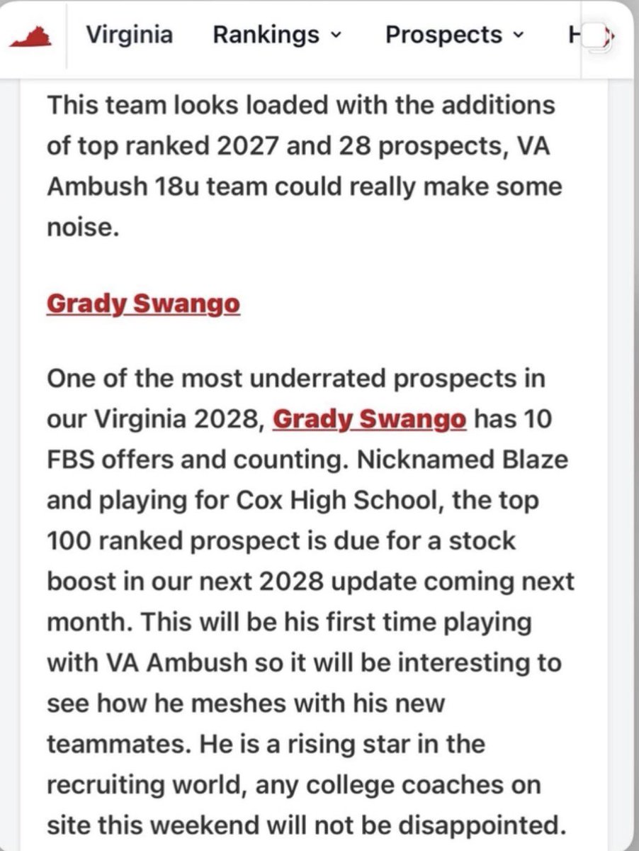 Grady “Blaze” Swango tweet media