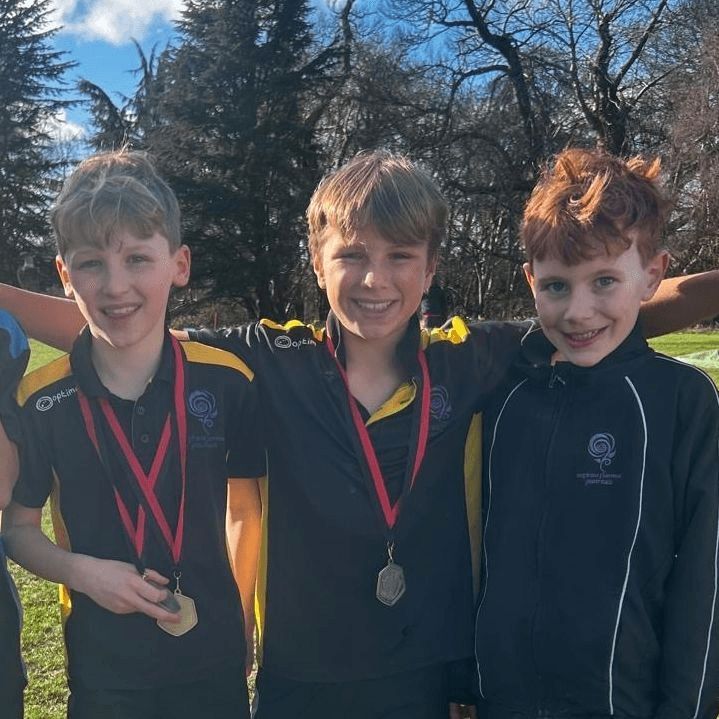 RosemeadPrep's tweet photo. Well done to all of our cross country runners who competed in the ISA Regional Cross Country event at Radnor House. Special mention to our U11 boys team for winning a gold medal! Also special congratulations to Lewie, Sammy, Otis and Louis for qualifying for the National Finals! https://t.co/LiFl7XXOp9