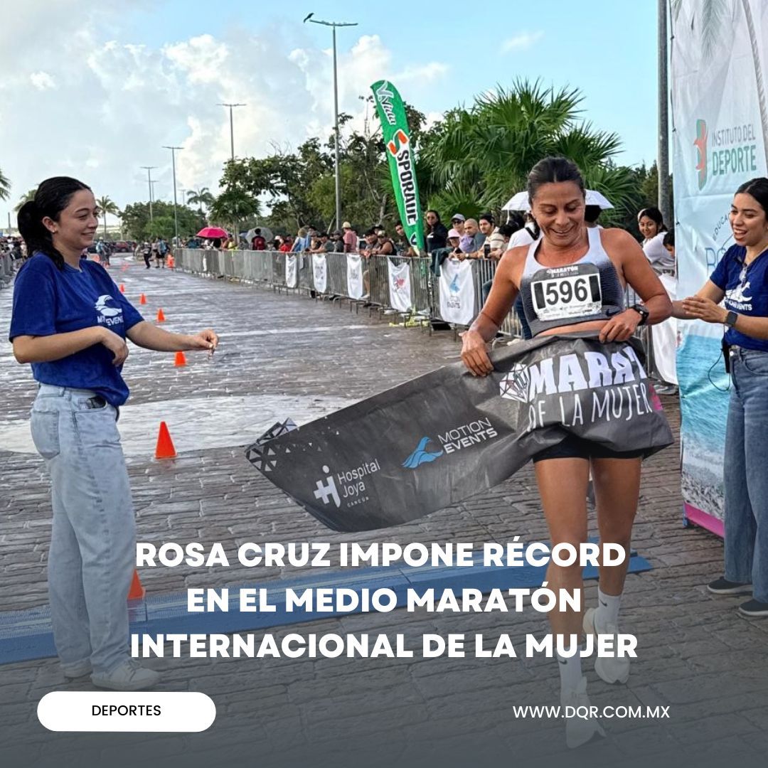 Rosa Cruz impone récord 
En el Medio Maratón Internacional de la Mujer

El Malecon Tajamar se estremeció al ritmo del mariachi, al darle la bienvenida a dos mil 500 corredores que dieron vida a las 06:30 horas a la décimo primera edición del Medio Maratón Internacional