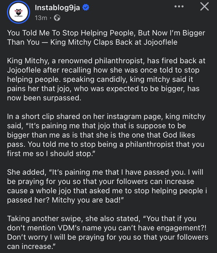 kelcastlee's tweet photo. King Mitchy claps back at Jojooflele
#KingMitchy
#Clapsback
#Jojooflele https://t.co/5FdaJxJXUU