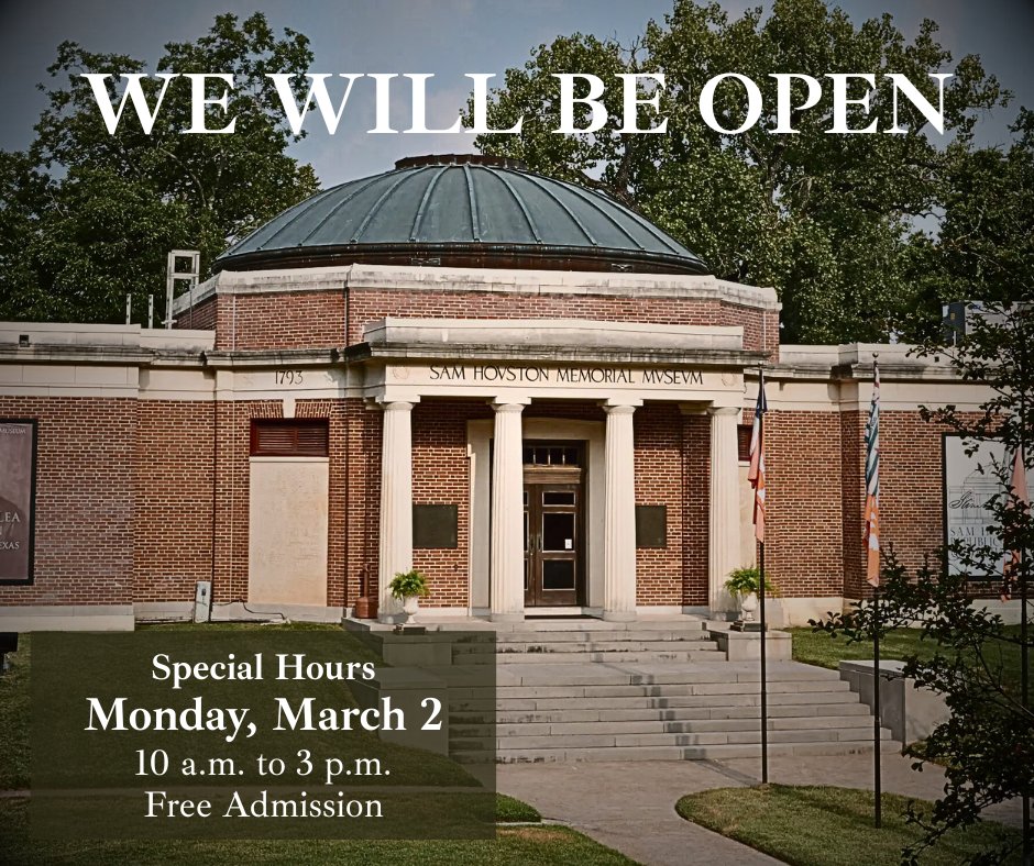Sam Houston Memorial Museum tweet media
