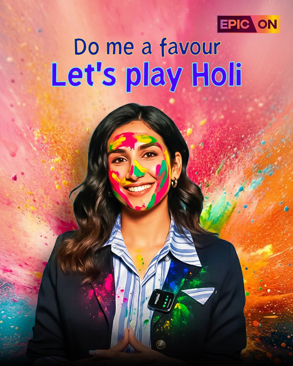 theepicon's tweet photo. All your favourite characters are saying one thing – Do me a favour, let’s play Holi! 🌈✨ So tell us… who are YOU playing Holi with this year?
Epic On
holi celebration, holi 2026, indian festival, holi vibes, play holi with friends
#HoliHai #FestivalVibes #CelebrateTogether #Holi2026 #EpicOn