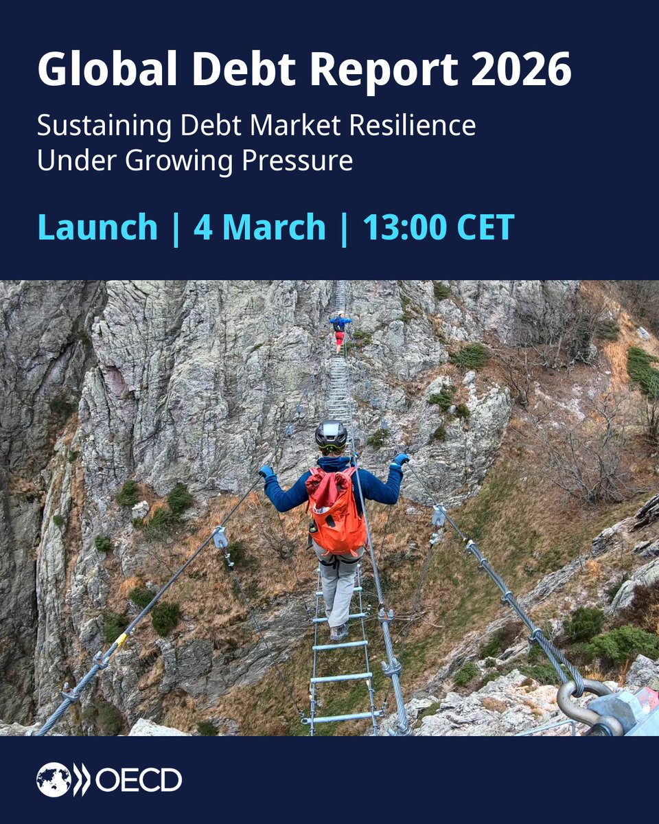 📢 Last chance to register for the launch of OECD Global Debt Report ...