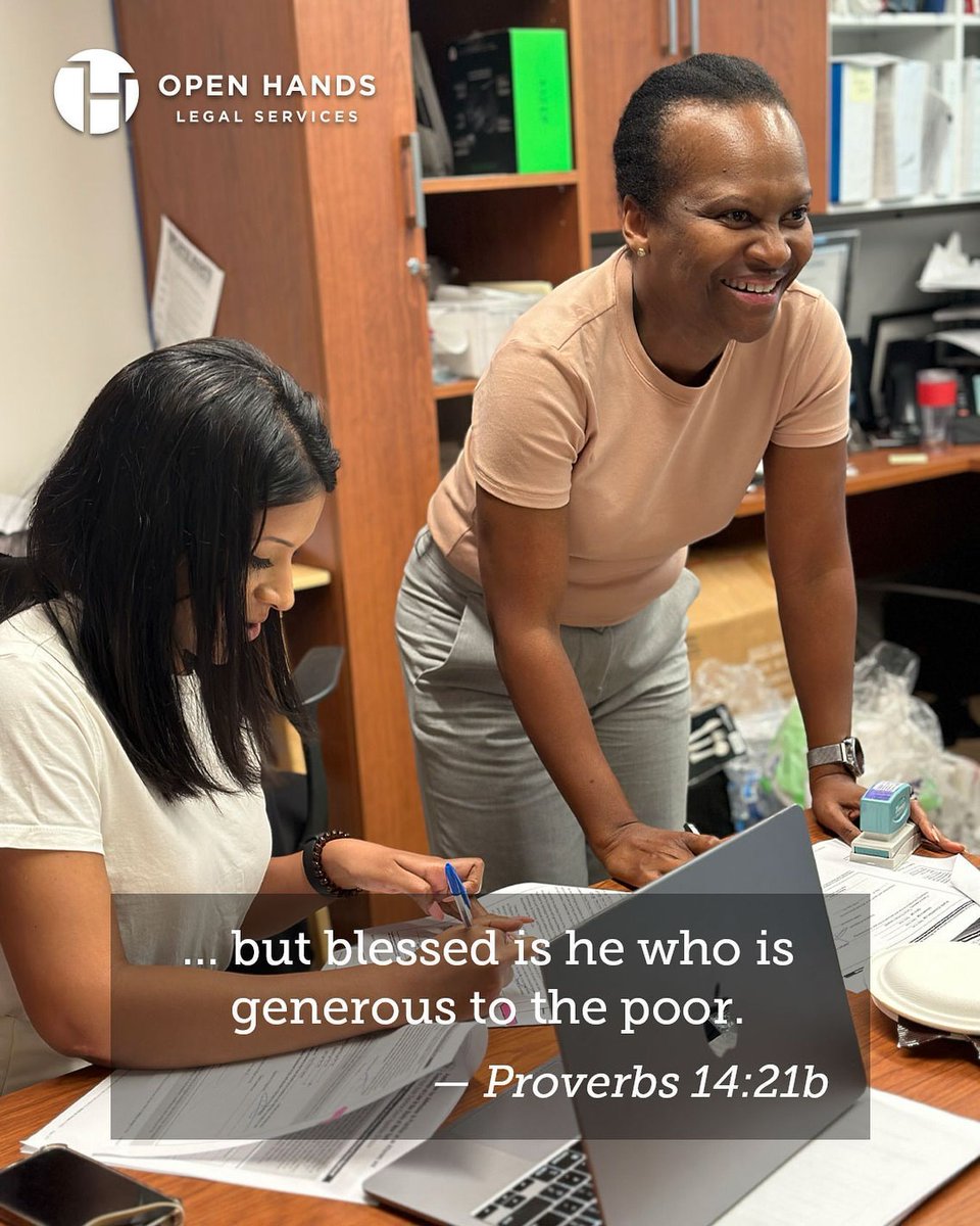 Our volunteers arrive at our legal desks and office with open hearts, offering their expertise and time to make a tangible difference in individuals' lives. Working with our staff, they truly embody faith in action, delivering both justice and compassion to those most in need.