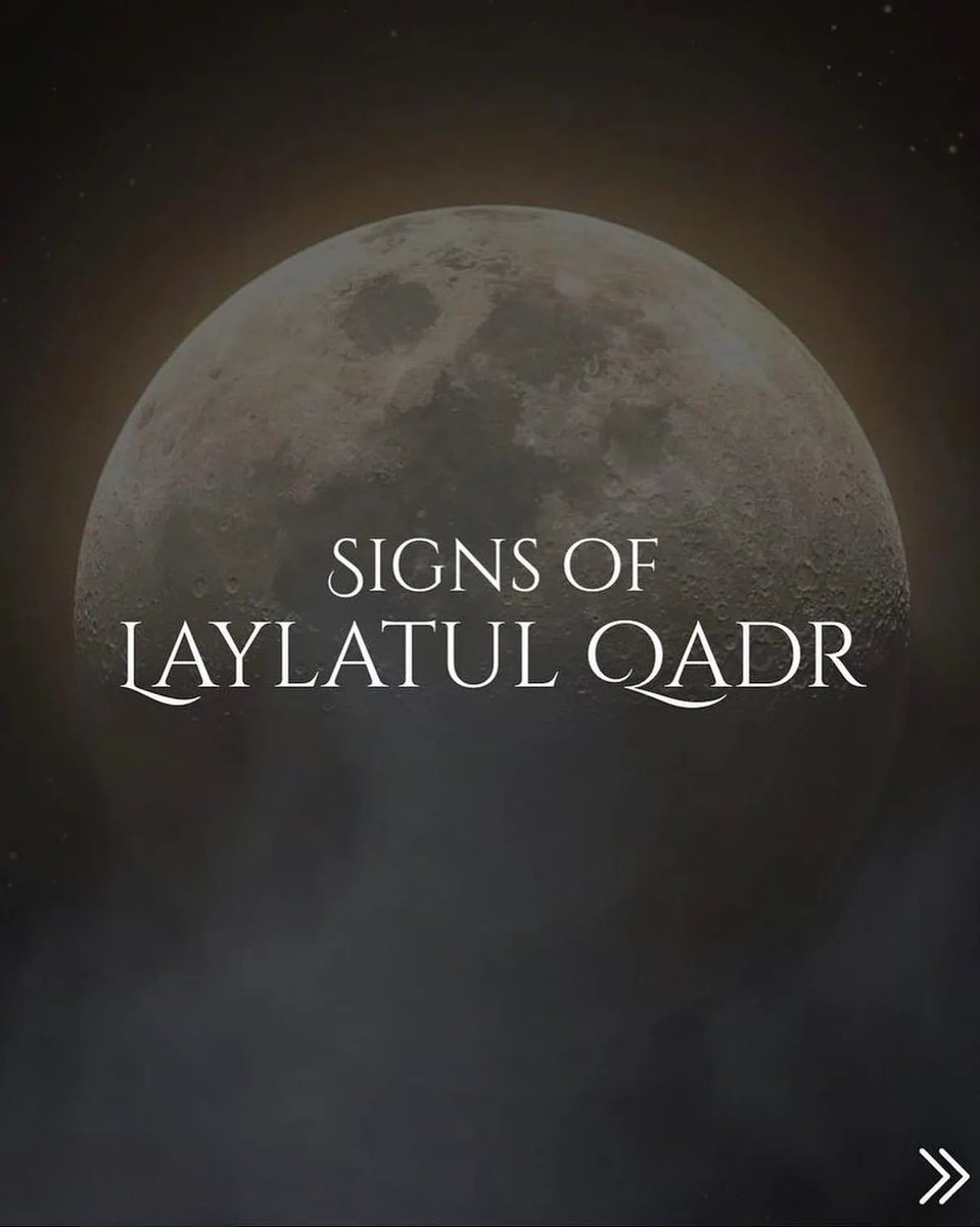●》Sign Of Laylatul Qadr ✨️🌙

●》Beautiful Reminder.🤍📚