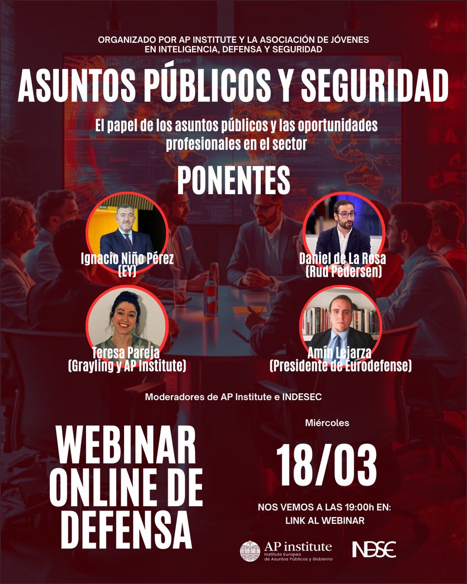 Jóvenes en Inteligencia, Defensa y Seguridad tweet media