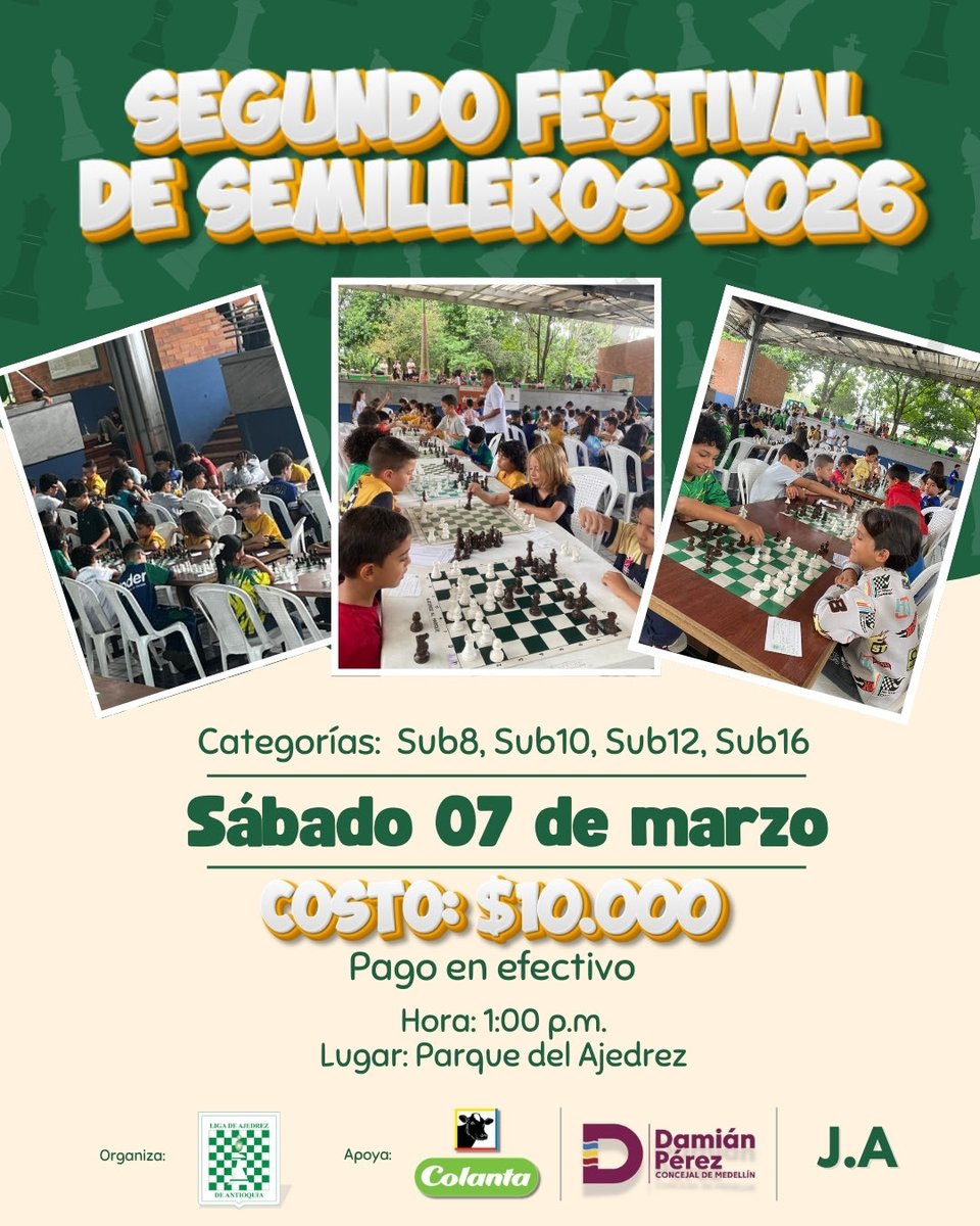 Liga de Ajedrez de Antioquia tweet media