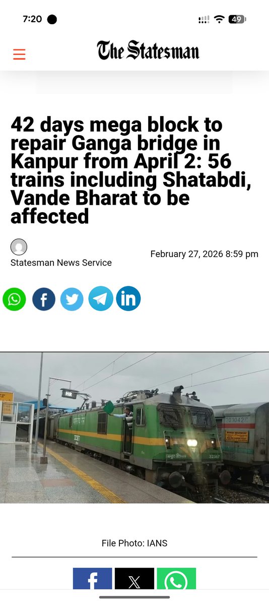akaash419's tweet photo. @RailMinIndia @AshwiniVaishnaw Each year, Indian Railway undertakes major repair work during summer vacation of children. Why don't you do this repair work before summer vacation? https://t.co/OSCHQAdzBU