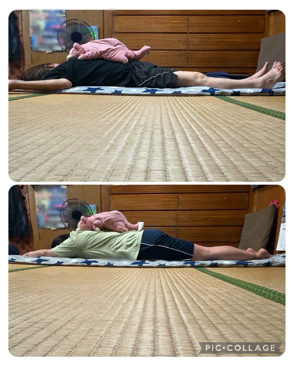 ヤドンちゃんは、背中がお気にいり。