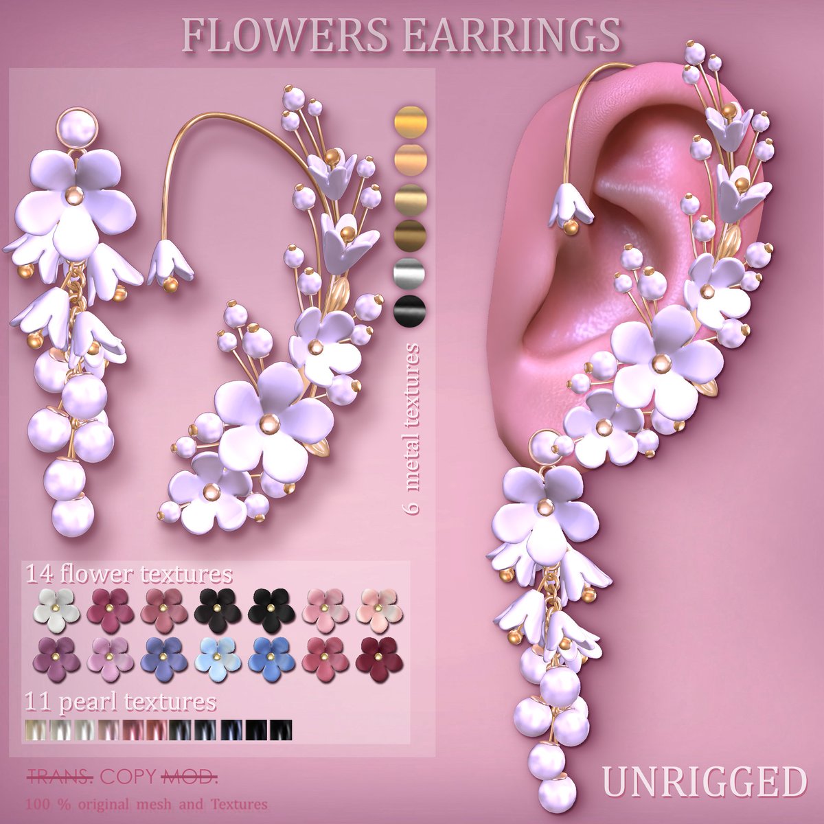 KawaiiFeedSL's tweet photo. AvaWay: Flowers Earrings @ Fameshed〡Taxi: https://t.co/DGYytwLqIq
#SecondLife #AvaWay #Fameshed #slevent #slcontent #KawaiiFeed https://t.co/drpVCgxhtL