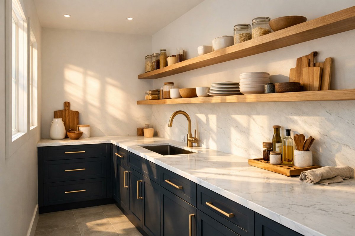 LSU_Grad1's tweet image. The scullery: Where function meets hosting. By moving the prep work behind the scenes, your kitchen remains the heart of the home, clutter-free and visionary. #KitchenDesign #Scullery #FunctionalLuxury