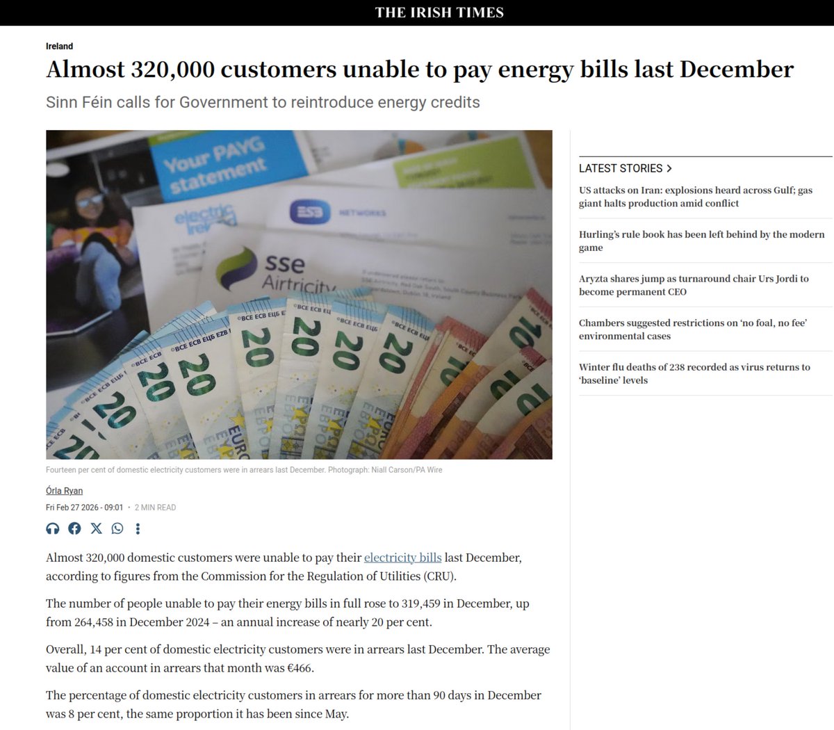 Clare Daly tweet media