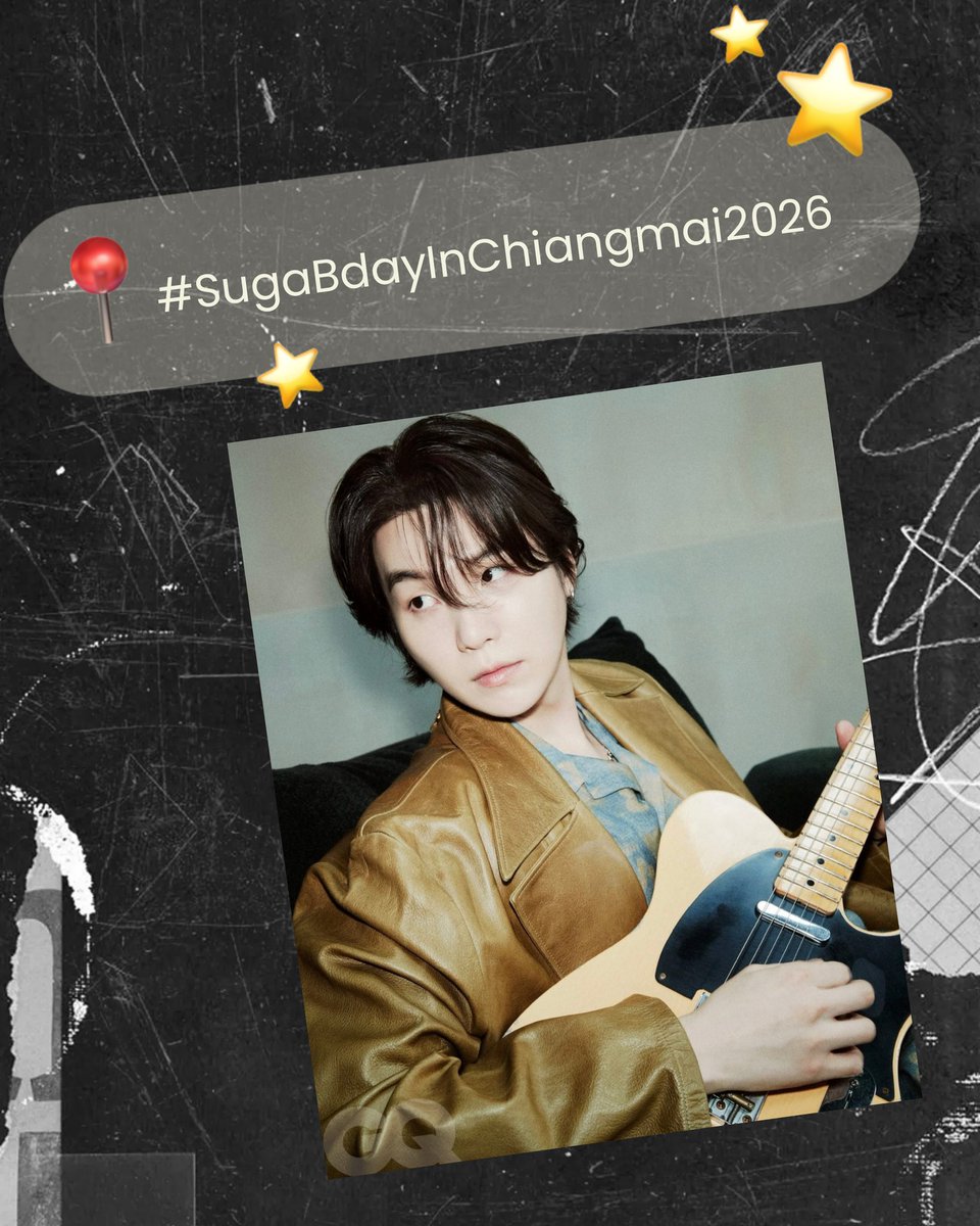 #SugaBdayInChiangmai2026

วันเกิดคุณยุนกิปีนี้ แอคพีดีชวนมาสมทบทุนมอบให้สถาบันสุขภาพจิตเด็กและวัยรุ่นราชนครินทร์ เพื่อสนับสนุนการทำงานของทีมงานค่ะ

สมทบได้ถึง 8 มีนานี้ค่าาา 
forms.gle/5pnXiGr3DnTrQG…