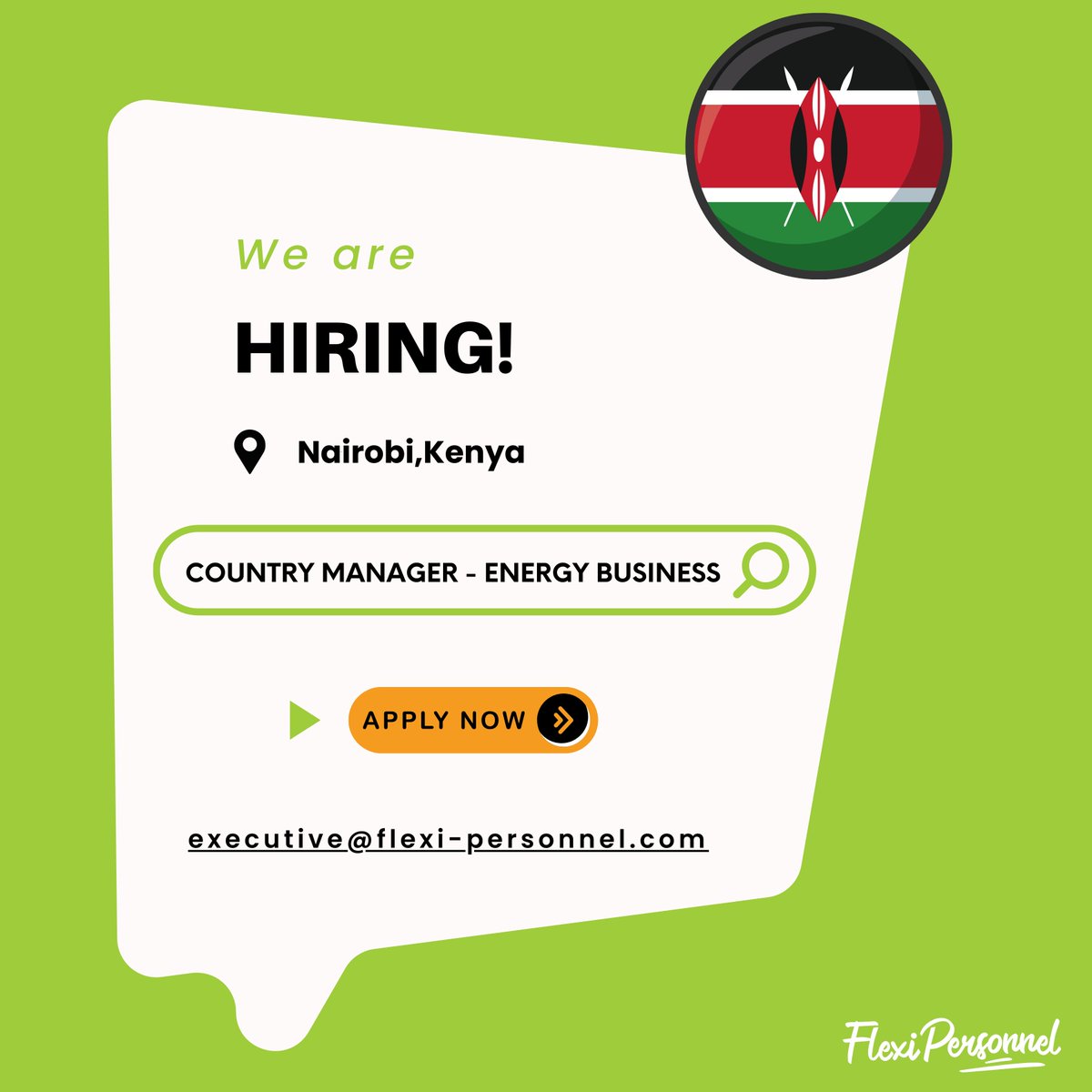 Hiring: Country Manager 
📧Apply via: executive@flexi-personnel.com
 📌Subject: COUNTRY MANAGER – ENERGY BUSINESS
💰Indicate expected gross salary.

📅 Apply by: 16th March 2026
🔗 Full JD available on: ats.flexi-personnel.com/browse-jobs/85…
#CountryManager  #ExecutiveRecruitment