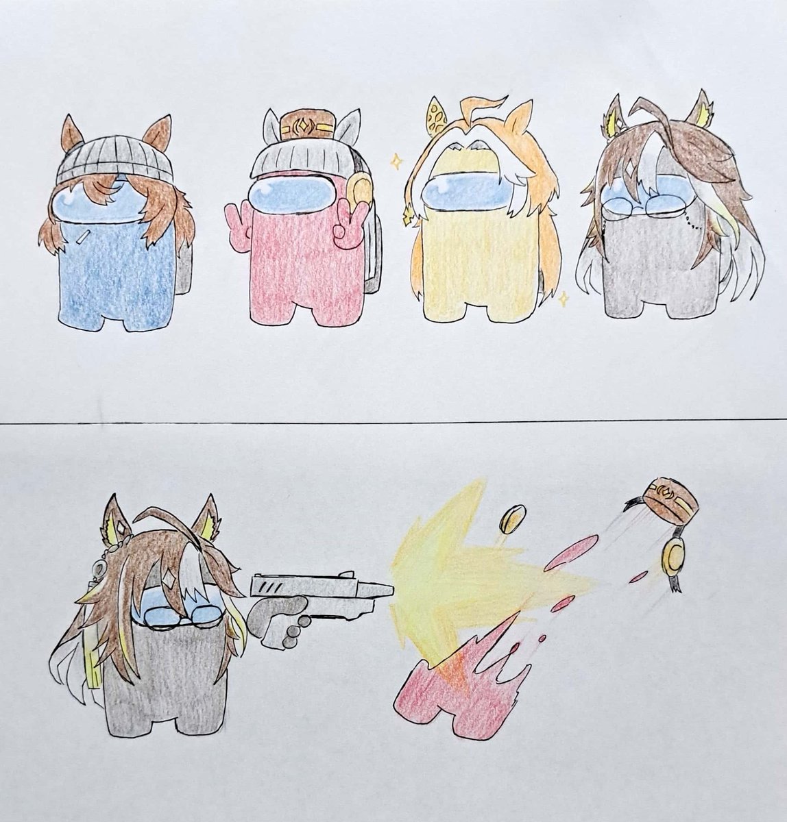 そいや昔ステゴ族でアモアス落書きしてたの思い出した。(たぶんまだメノ達は発表前)
いつかステゴ族もしてほしいなぁ～