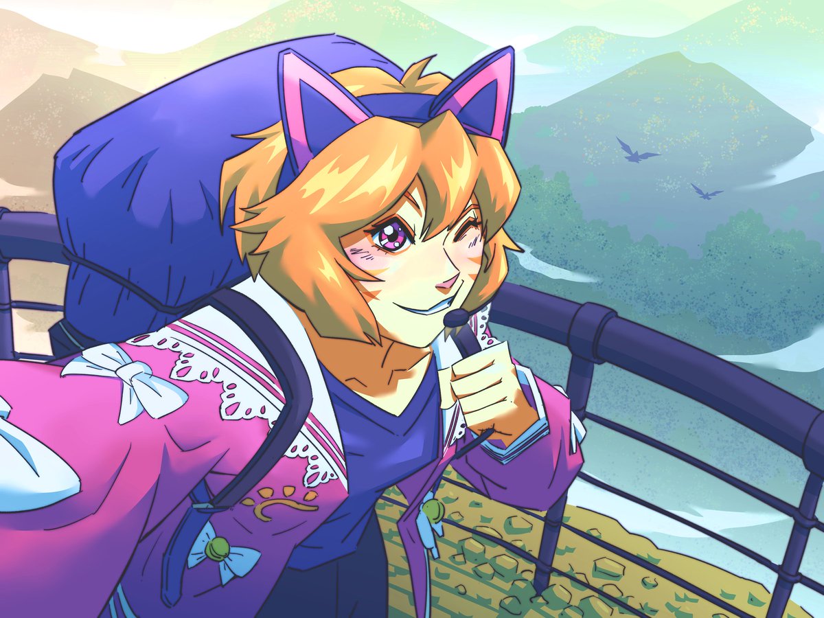 ValSmith18's tweet photo. Tabby's Hiking Journey!
(Artwork for Tabby Creation's Fanart Contest) #vs18 #valsmith18 #mohnaufalrahman https://t.co/oehB0Nnok9
