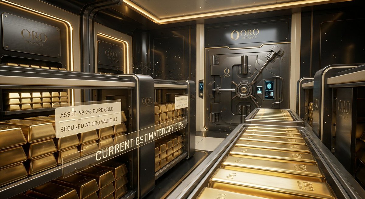 leoquintinow's tweet photo. ✨ Digital gold that yields! @orogoldapp offers institutional-grade digital gold with 3-4% APY, 1:1 backed by physical gold &amp; audited. Invest, earn, borrow, and redeem. Gold, just better! #OROFinance #DigitalGold #APY https://t.co/TavZ7r7tiE
