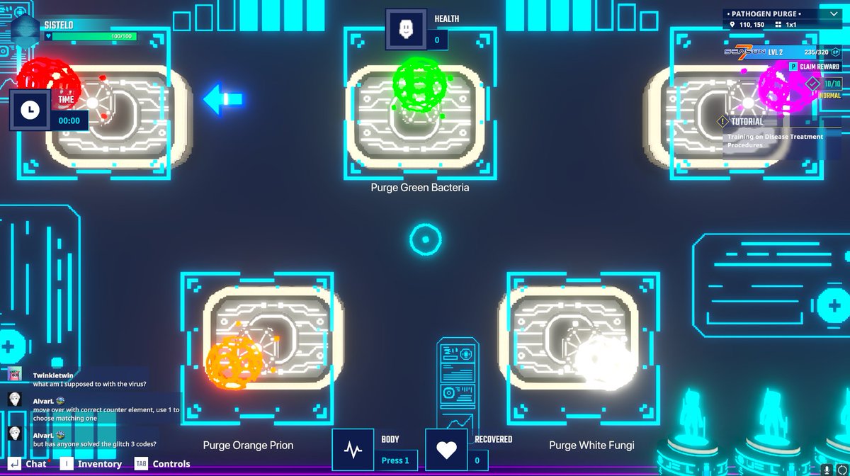 Mask on in The Sandbox Season 7. Pathogen hub screenshot locked in. <a href="/TheSandboxGame/">The Sandbox</a> tsbga.me/TheSandbox #Season7