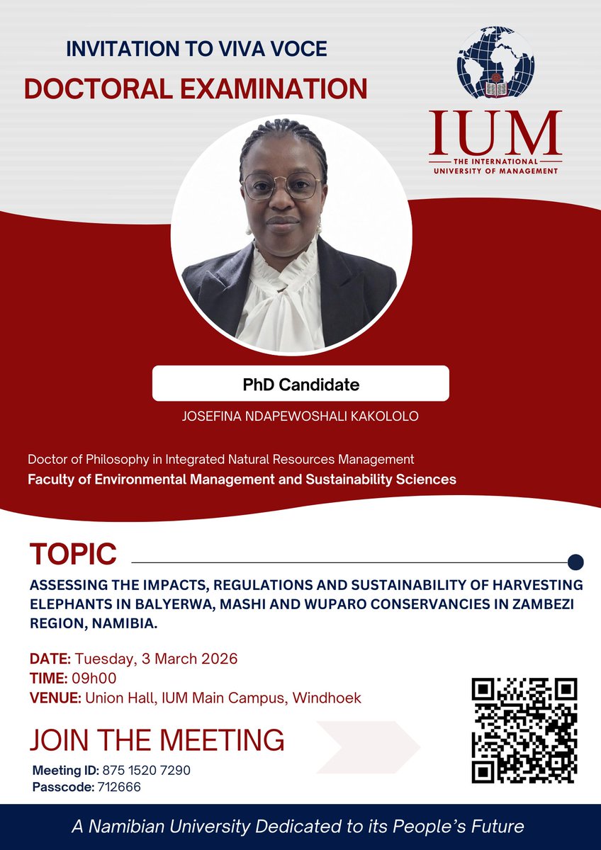 International University of Management tweet media