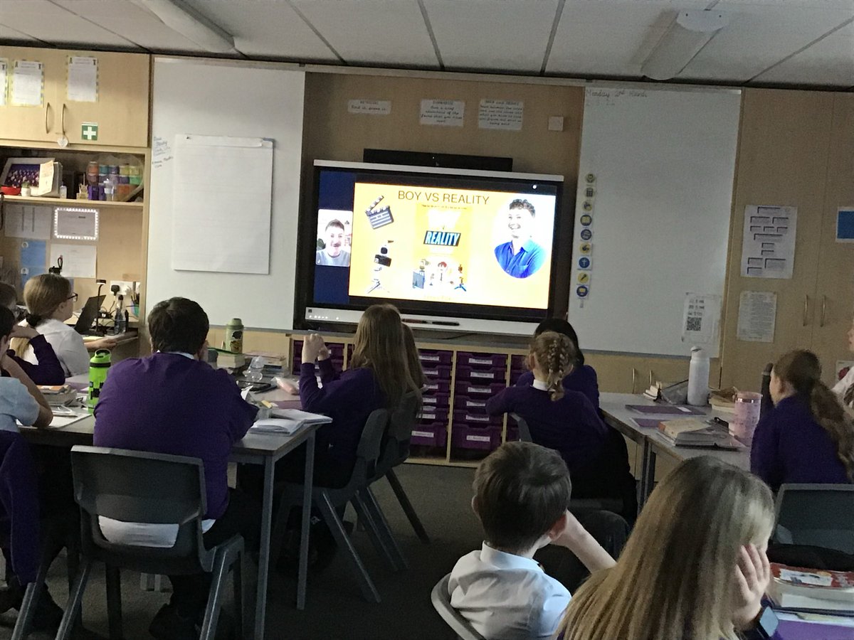 CastlefordParkJ's tweet image. Y6 ready for their virtual author talk with James Fox @scholasticuk #WorldBookDay #worldbookweek