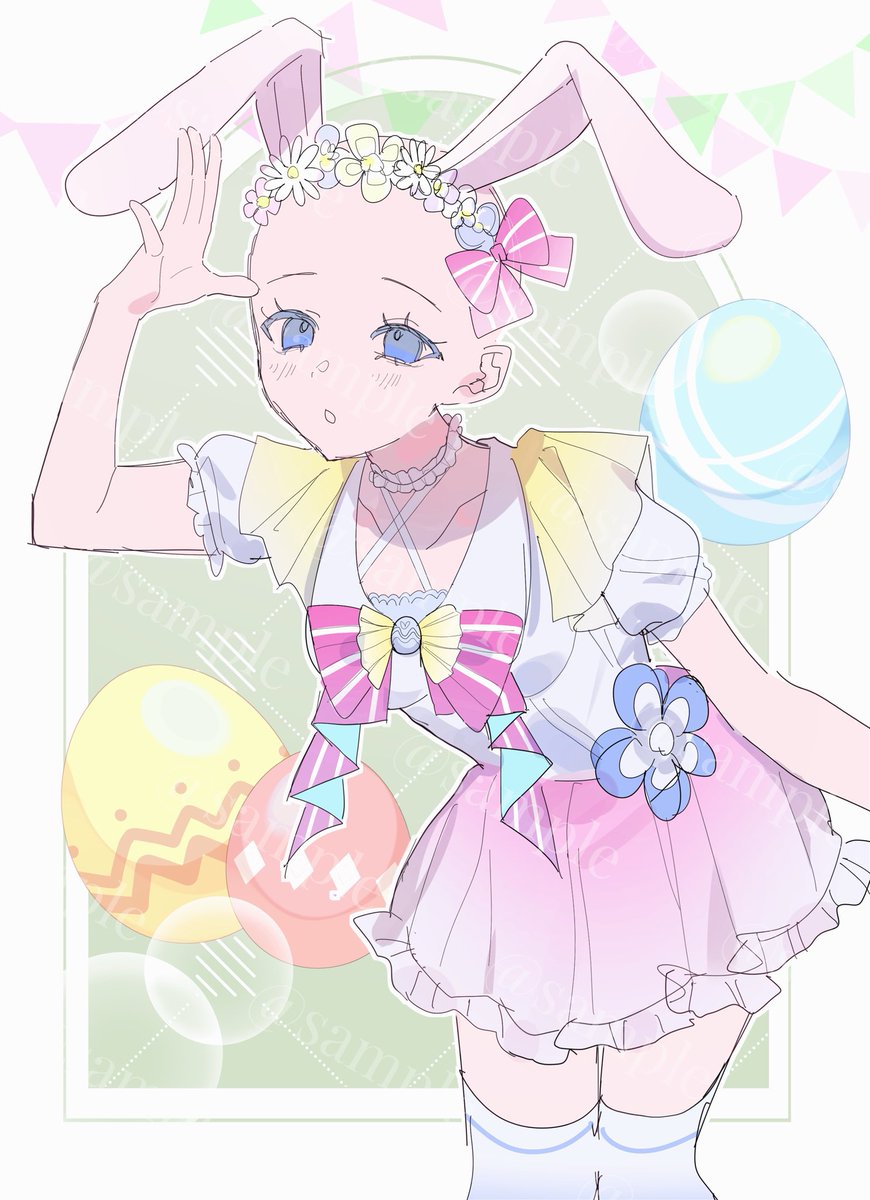Tru____o's tweet photo. イースター量産準備中です！🌷🥚
明日あたりに無償企画も出せたらなと思っています、よろしくお願いしますー！☺️🍀 https://t.co/9OZT5ardk2