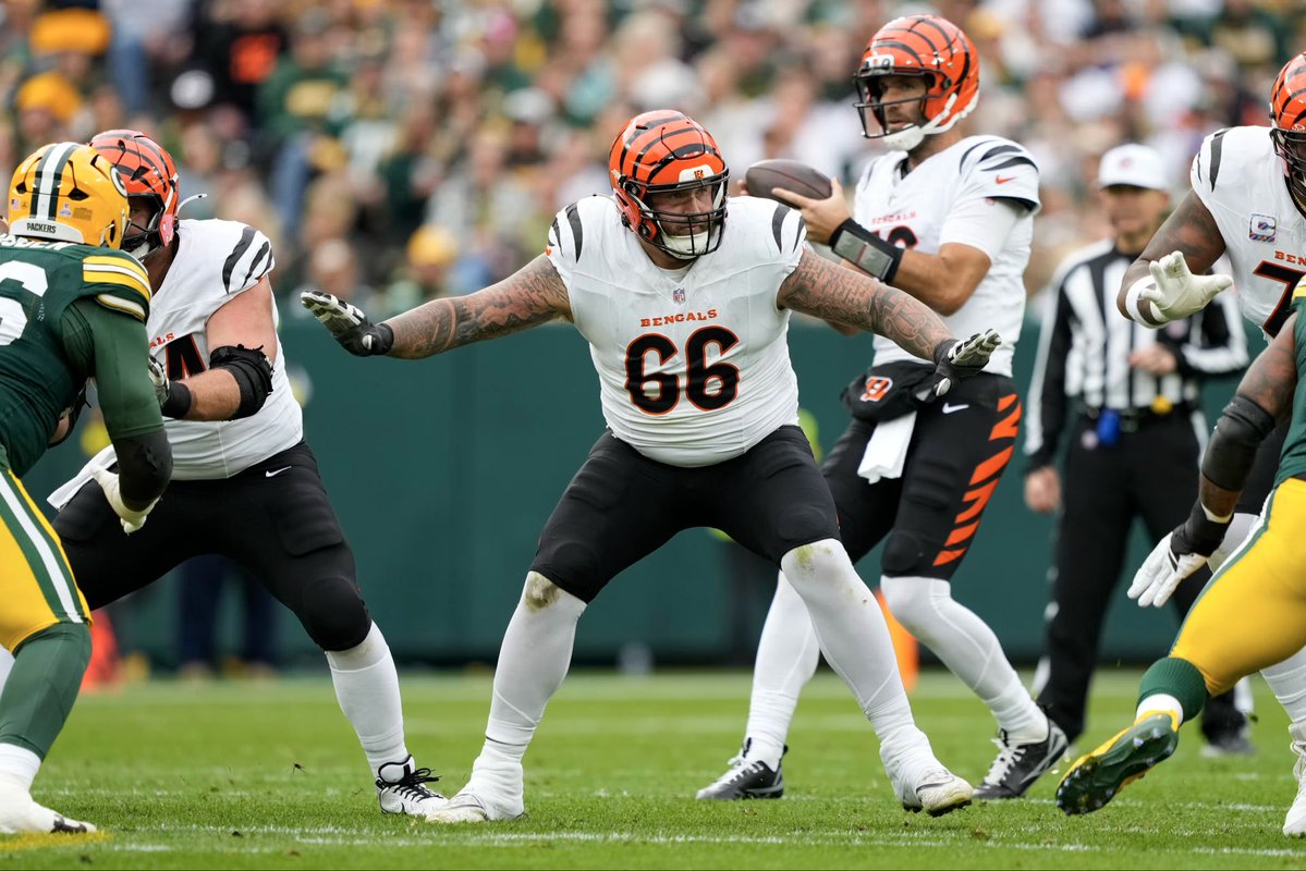 RaftersHQ's tweet image. The Bengals and G Dalton Risner have agreed to a contract extension, per @pauldehnerjr