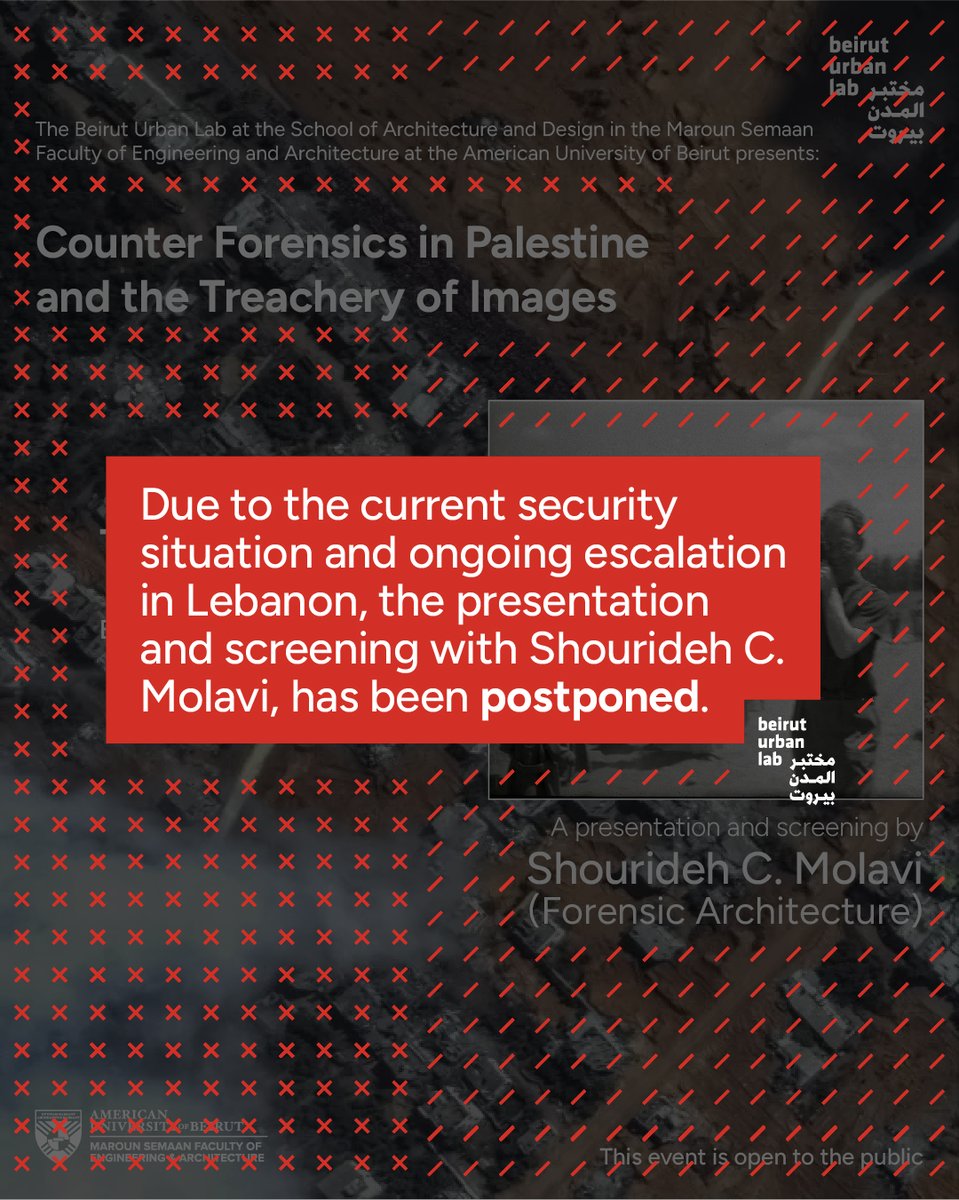 Beirut Urban Lab tweet media