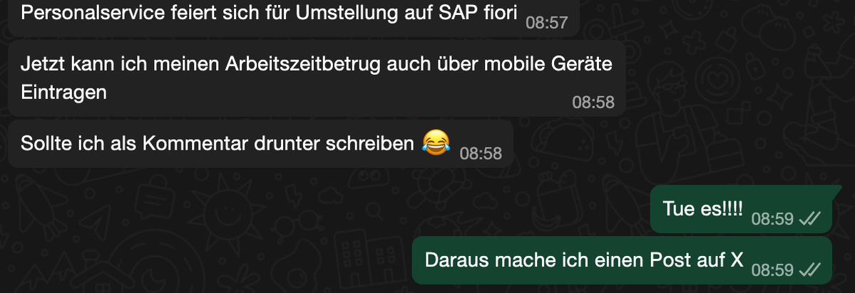 Leserzuschrift aus einem Landesbetrieb. 

Deutschland 2026: Wir haben die Zeiterfassung digitalisiert. 

Nicht die Arbeit. 

Aber immerhin die Zeiterfassung.