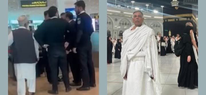 Azalafridi10's tweet photo. At the airport, Nisar Baz, a voice for the oppressed was stop from performing Umrah due to his name on the ECL while certified killers like Rao Anwar guilty walk free.
A member of the provincial assembly didn't even know his name on the list. Domicile Matter !! https://t.co/bIhxM0bZWr