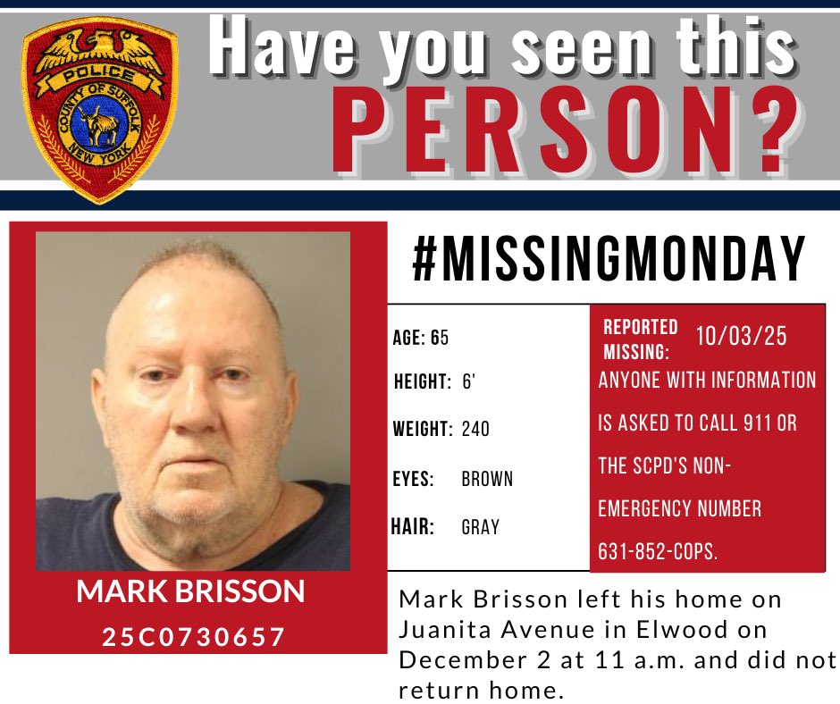 Suffolk County Police Department tweet media