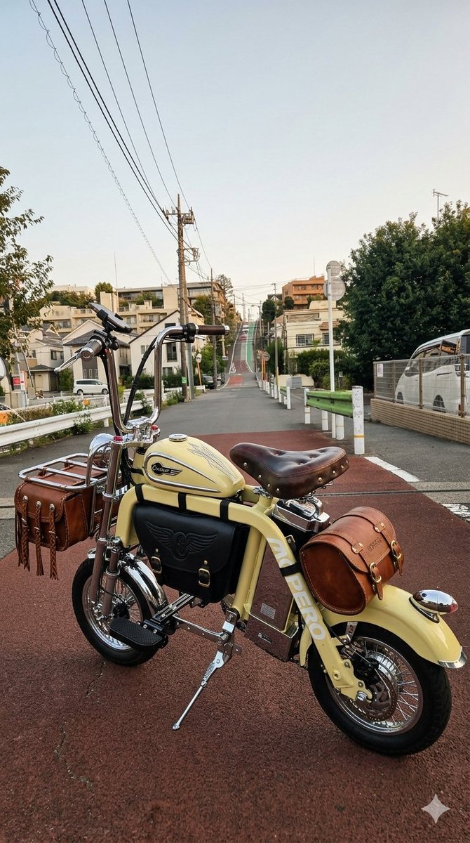 shuya_mashita's tweet photo. ジェミニに「アメリカンバイク風にして」って頼んだらこうなった
結構いいかも(笑)
#モペロ #mopero https://t.co/D4KZd3tk07
