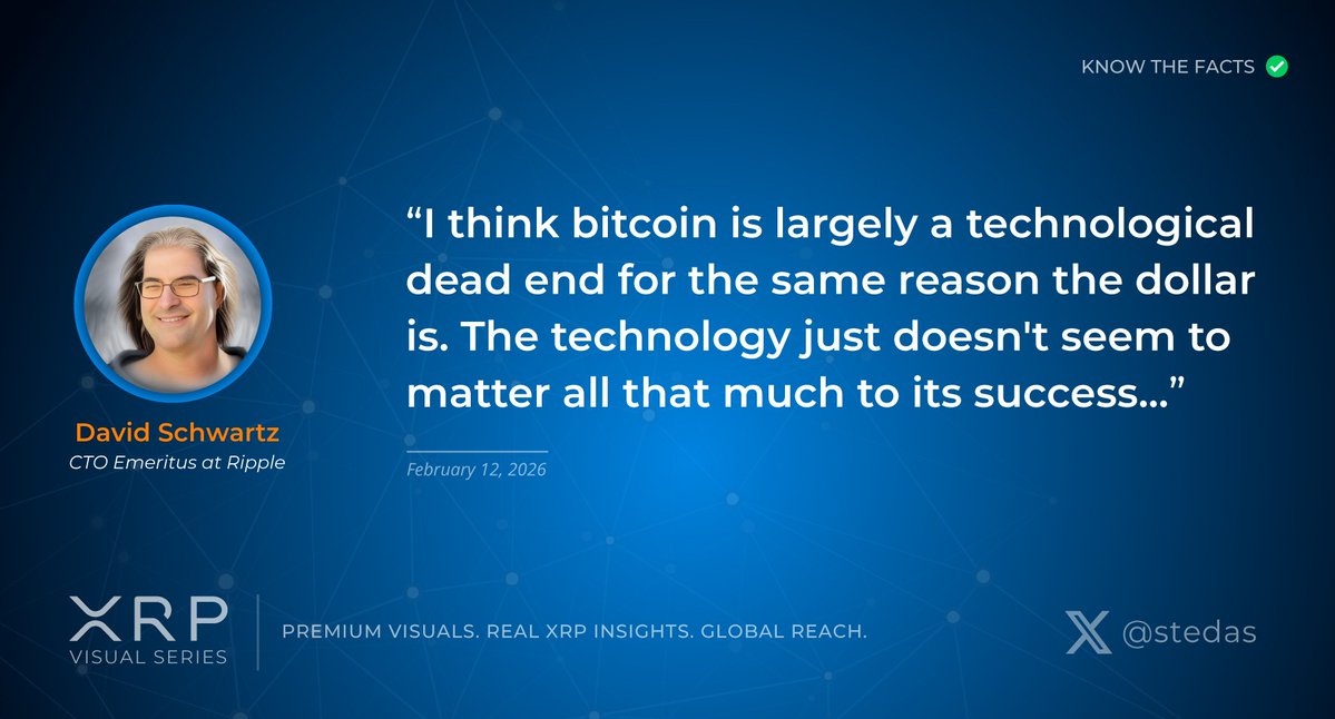 David Schwartz: Bitcoin runs on narrative.

$XRP runs on utility.

Narratives fade. Utility wins. 🚀