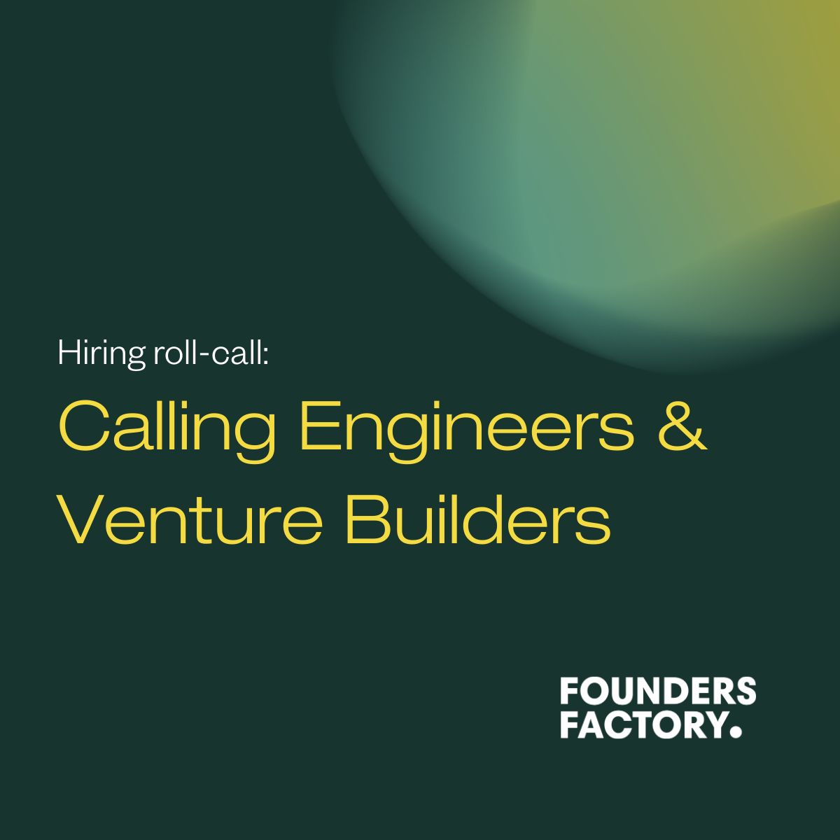 Founders Factory tweet media