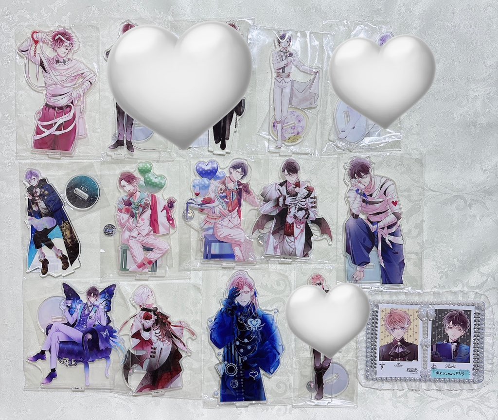 交換】DIABOLIK LOVERS ディアラバ アクスタ 譲：同異種 A賞/B賞