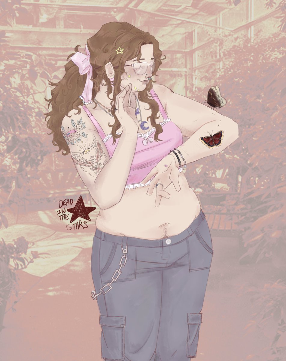 DeadInTheStars's tweet image. #selfpotrait I wanted to draw myself as accurately as I could!!