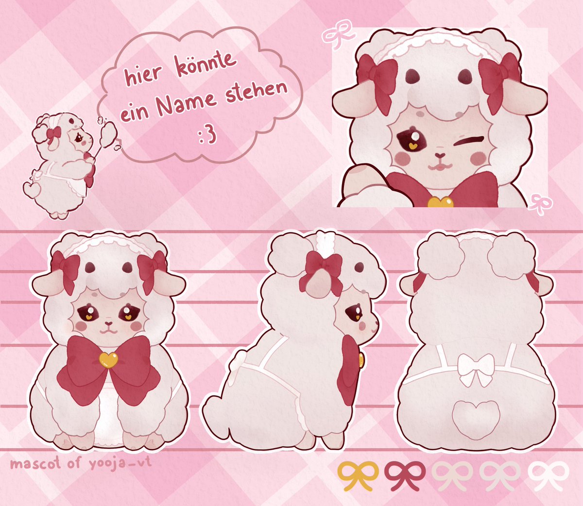 Das Schaf ohne Namen
Die liebe @/starriemaus hat mir mein Maskottchen gezeichnet - ein Staubschaf. Bisher hat es leider noch keinen Namen, daher frage ich euch: Wie würdet ihr das kleine Flauschbällchen nennen?

#gervtuber #vtuber