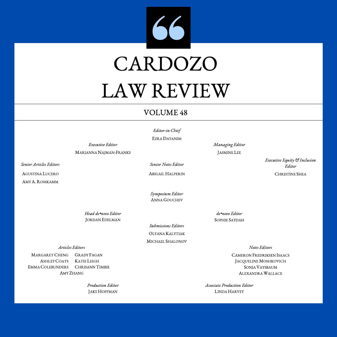 𝑪𝒂𝒓𝒅𝒐𝒛𝒐 𝑳𝒂𝒘 𝑹𝒆𝒗𝒊𝒆𝒘 tweet media