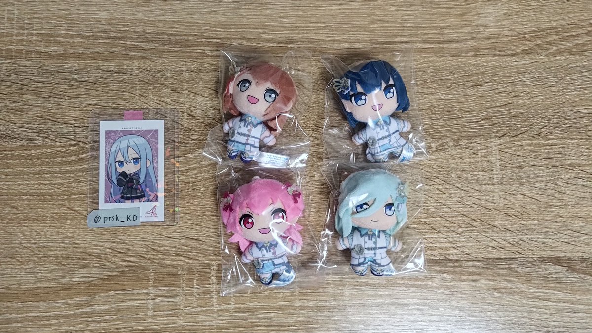 prsk_KD's tweet photo. 【交換】
プロセカ セガラッキーくじ vol.7 ぷちぬい 缶バッジ アクスタ キーホルダー B賞 D賞 E賞 F賞

譲▶︎ みのり 遥 愛莉 雫 こはね 杏 まふゆ 瑞希

求▶︎ B賞ぷちぬい 奏1
          F賞缶バッチ 奏∞

郵送または大阪手渡し(土日)
検索からもお気軽にお声掛けください。 https://t.co/90L3wt2LNq