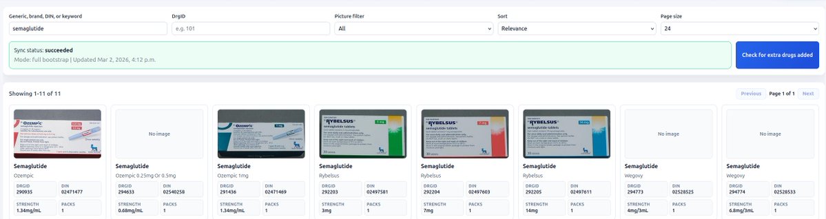 BOOM, just created a Drug Explorer web app for our pharmacy. That's what the fuck is up.
